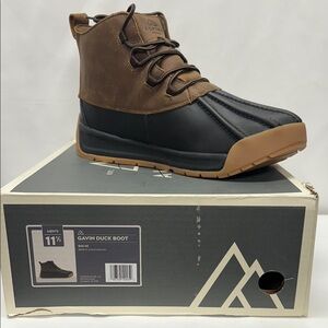 Men's Aloune Design Gavin Duck Boot - Black and Brown